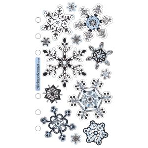 Sticko Vellum Stickers Snowflakes