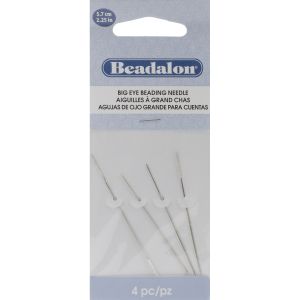 Big Eye Beading Needles 4 Per Pkg 2.25inch