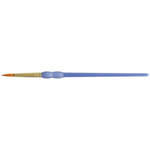 Crafter's Choice Gold Taklon Round Brush-Size 1