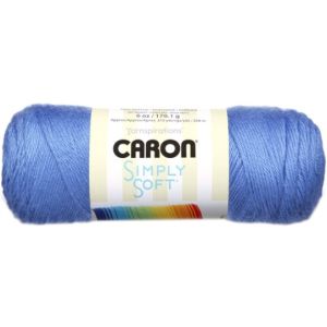 Caron Simply Soft Brites Yarn Berry Blue 1 pack of 1 Skein
