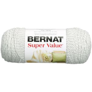 Bernat Super Value Solid Yarn Grey Ragg 1 pack of 1 Skein