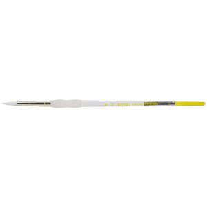 Soft Grip White Taklon Round Brush Size 2