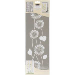 Americana Decor Stencil 6 inch X18 inch 2 Per Pkg Sunflowers