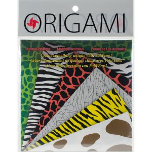 Fold 'Ems Origami Paper 5.875 inch 24 Per Pkg -Animal