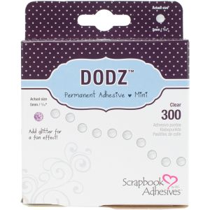 Dodz Adhesive Dot Roll Mini .0625 inch 300 Per Pkg
