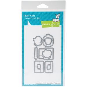 Lawn Cuts Custom Craft Die -Love Letters