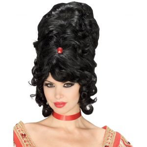 Beehive Black Wig