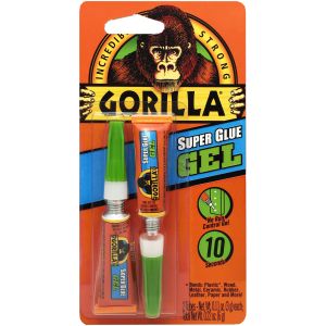 Gorilla Super Glue Gel Twin Pack 3g