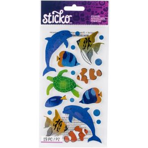 Sticko Stickers Sea Animals Metallic