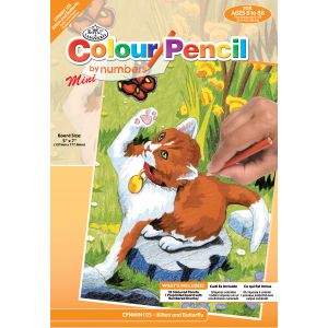 Mini Color Pencil By Number Kit 5