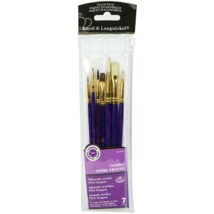 Bristle Sable Value Pack Brush Set 7 Per Pkg