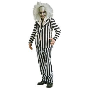 Rubies Mens Adult Beetlejuice Costume As Shown Standard
