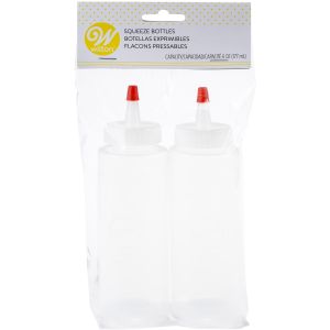 Mini Squeeze Bottles 2 Per Pkg 6Oz