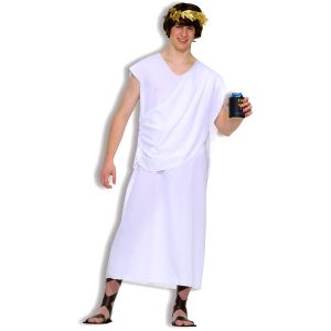 Forum Novelties Mens Teenz Unisex Costume Toga White One Size