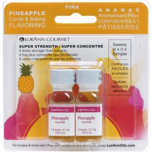 Candy and Baking Flavoring .125Oz 2 Per Pkg Pineapple