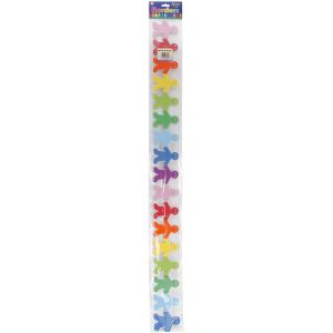 Classroom Die-Cut Borders 3 inch X36 inch 12 Per Pkg -Rainbow People