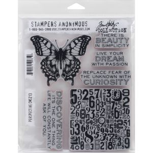 Tim Holtz Cling Stamps 7 inch X8.5 inch Perspective
