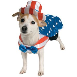 Rubies Uncle Sam Pet Costume Large