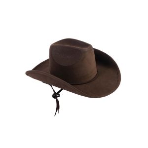 Forum Novelties Mens Child Suede Cowboy Hat Brown Standard