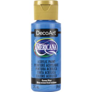 Americana Acrylic Paint 2Oz Ocean Blue Opaque