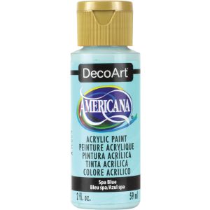 Americana Acrylic Paint 2Oz Spa Blue Opaque