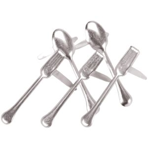Eyelet Outlet Shape Brads 12 Per Pkg Utensils