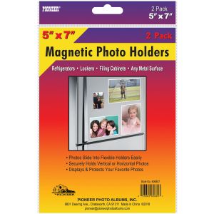 Pioneer Magnetic Photo Holders 2 Per Pkg 5 inch X7 inch 