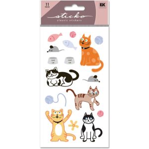 Sticko Stickers-Cat Glitter