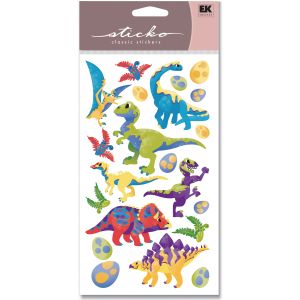 Sticko Stickers Dinosaur Metallic