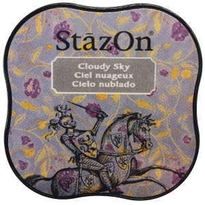 StazOn Midi Ink Pad-Cloudy Sky