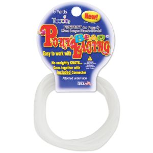 Pony Bead Lacing 2mmX5yd Frosted