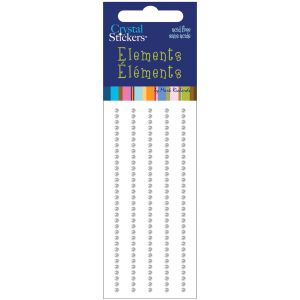Mark Richards Crystal Stickers Elements 2mm Round 160 Per PkgClear