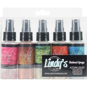 Lindy's Stamp Gang Starburst Sprays 2oz 5 Per Pkg -Autumn Leaves