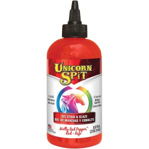 Unicorn Spit Wood Stain and Glaze 8oz Molly Red Pepper