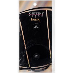 Knitter s Pride Basix Fixed Circular Needles 40 inch Siz E1 2.25mm