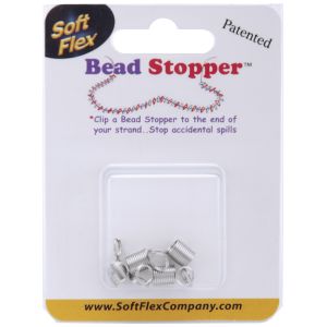 Mini Bead Stoppers 4 Per Pkg Metal