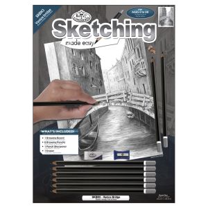 Sketching Made Easy Kit 9 inch X12 inch Venice Bridge