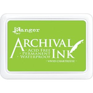 Ranger Archival Ink Pad 0 Vivid Chartreuse 1 pack of 1 piece