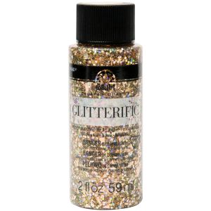 FolkArt Glitterific Glitter Paint 2oz Rose Gold