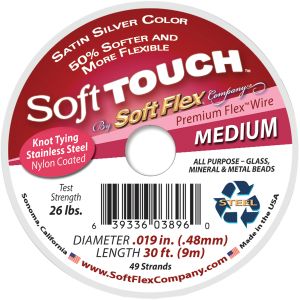 Soft Touch Wire 49 Strand .019 inch X30 Silver