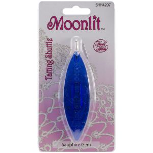 Handy Hands Moonlit Tatting Shuttle W Hook Sapphire Gem