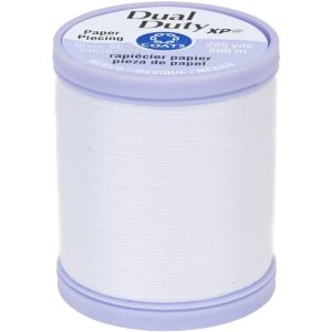 Coats Dual Duty XP Paper Piecing Thread 225yd Whit