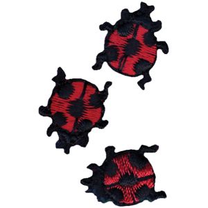 Wrights Iron On Appliques 3 Per Pkg Ladybugs