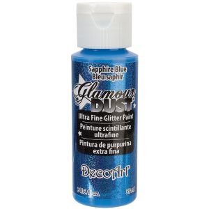 DecoArt Glamour Dust Glitter Paint 2oz Blue Sapphire