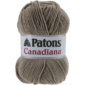 Patons Canadiana Yarn Solids Toasty Grey 1 Pack of 1 Skein