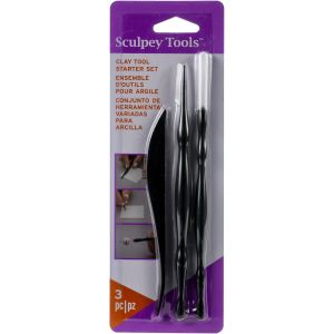 Sculpey Clay Tool Starter Set 3 Per Pkg 
