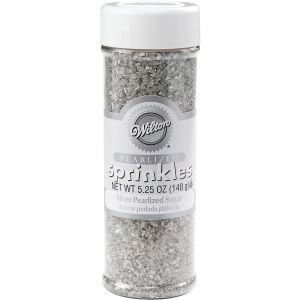Pearlized Sugar Sprinkles 5.25oz Silver 1 pack of 1 piece
