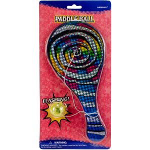 Party Favors Flashing Paddle Ball