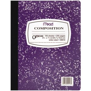 Mead Composition Wide Ruled Notebook 9.75