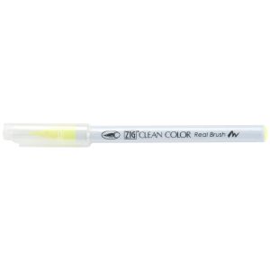 Kuretake ZIG Clean Color Real Brush Marker Fluorescent Yellow